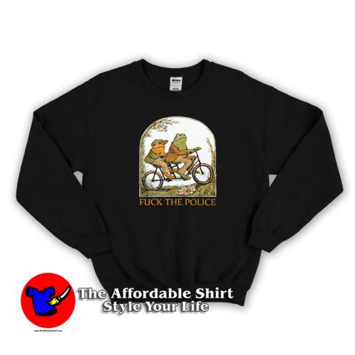 Funny Frog And Toad Fuck The Police Sweatshirt 500x500 Funny Frog And Toad Fuck The Police Sweatshirt On Sale