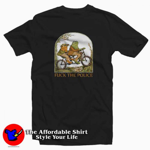 Funny Frog And Toad Fuck The Police Tshirt 500x500 Funny Frog And Toad Fuck The Police Unisex T shirt On Sale