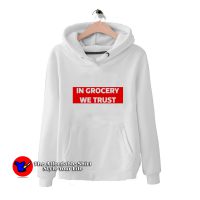 In Grocery We Trust Stripe Unisex Hoodie