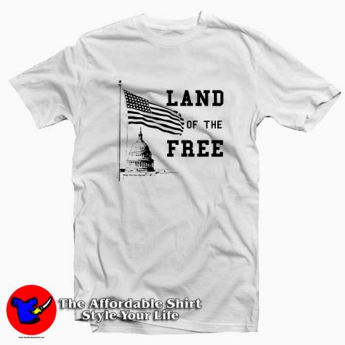 Land of the Free The White House Unisex Tshirt 500x500 Land of the Free The White House Unisex T shirt On Sale