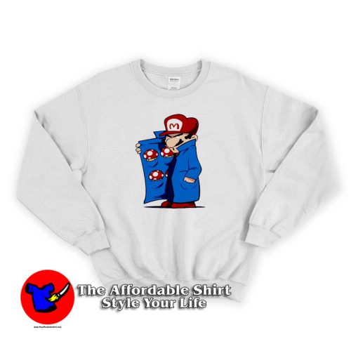 MARIO DEALER Sweater 500x500 Funny Super Mario Dealer Unisex Sweatshirt On Sale