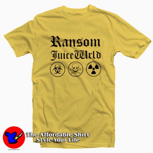 Ransom Juice Wrld Vlone Tshirt 500x500 Ransom x Juice Wrld Vlone Danger Unisex T shirt On Sale