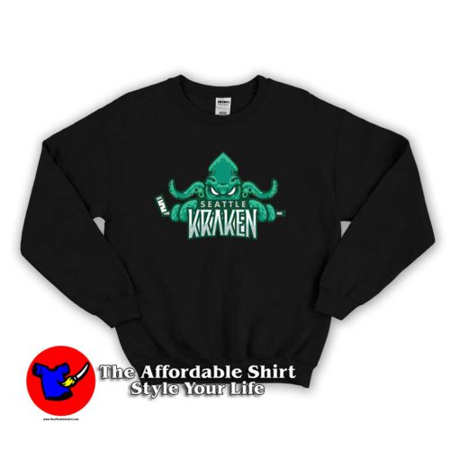 Seattle Kraken Graphic Logo Unisex Sweater 500x500 Seattle Kraken Graphic Logo Unisex Sweatshirt On Sale