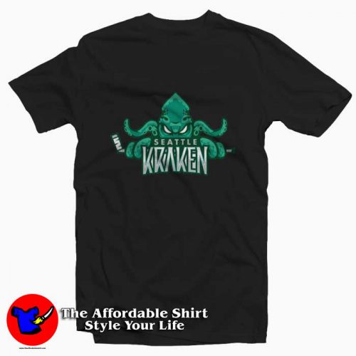 Seattle Kraken Graphic Logo Unisex Tshirt 500x500 Seattle Kraken Graphic Logo Unisex T shirt On Sale