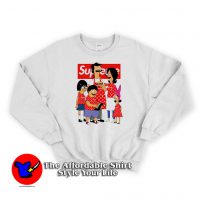 Supreme Box Parody Family Bob's Burgers Sweatshirt