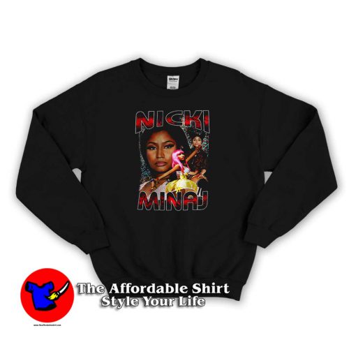 Vintage Nicki Minaj Rap Unisex Sweater 500x500 Vintage Nicki Minaj Rap Unisex Sweatshirt On Sale