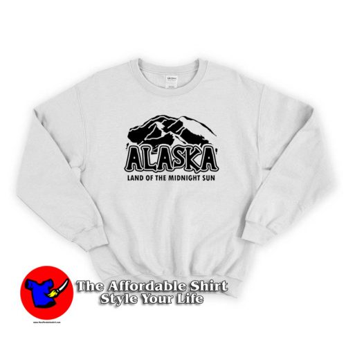 Alaska Land of The Midnight Sun Sweater 500x500 Alaska Land of The Midnight Sun Unisex Sweatshirt On Sale