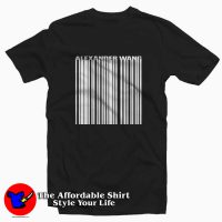 Alexander Wang Barcode Unisex Summer T-shirt