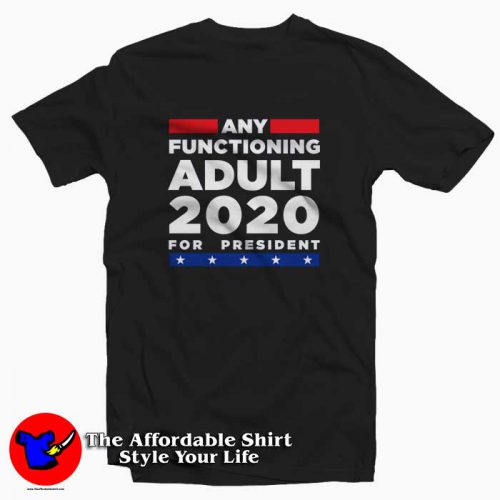 Any Functioning Adult 2020 For President Tshirt 500x500 Any Functioning Adult 2020 For President T shirt Cheap