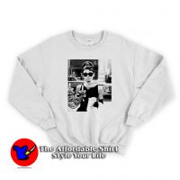 Audrey Hepburn Sunglasses Breakfast Sweatshirt