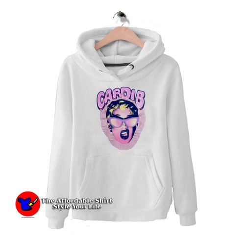 Cardi B Invasion Face HoodieTAS 500x500 Funny Cardi B Invasion Face Unisex Hoodie On Sale