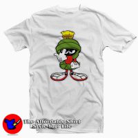 Cartoon Marvin The Martian Graphic T-shirt