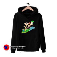 Cool Surfing The Wave Phineas and Ferb Hoodie