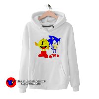 Cute Cartoon Sonic and Pacman Funny Hoodie