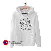 Cute Love Hand Girl Gang Graphic Hoodie