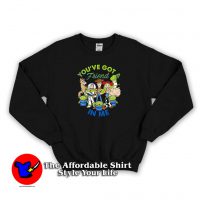 Disney Pixar Toy Story Cartoon Group SweatshirtDisney Pixar Toy Story Cartoon Group Sweatshirt