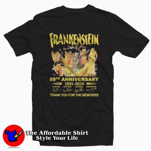 Frankenstein 89th Anniversary 1931 2020 Tshirt 500x500 Frankenstein 89th Anniversary 1931 2020 T shirt For Thank You For The Memories