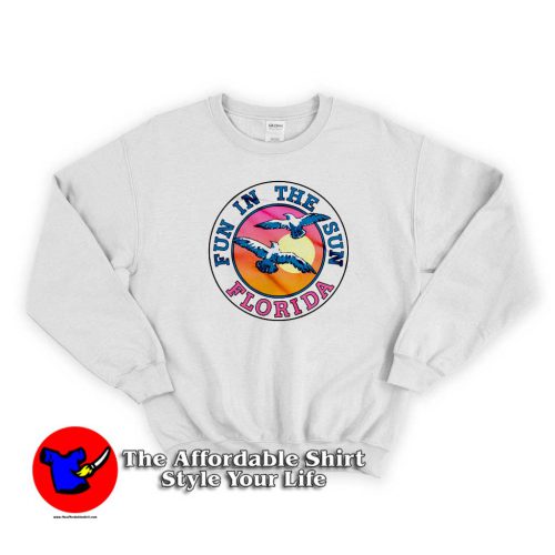 Fun In The Sun Florida Beach Sweater 500x500 Fun In The Sun Florida Beach Summer Sweatshirt On Sale