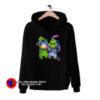 Funny Grinch And Eeyore Winnie The Pooh Hoodie