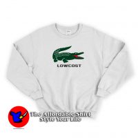 Funny Low Cost Lacoste Parody Sweatshirt