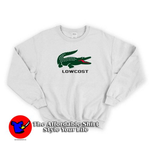 Funny Low Cost Lacoste Parody Graphic Sweater 500x500 Funny Low Cost Lacoste Parody Sweatshirt On Sale