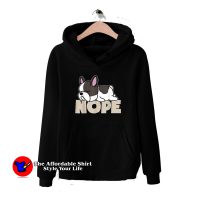 Funny Nope Lazy Bulldog Unisex Hoodie