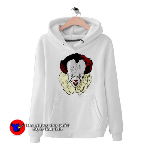 Horror Clown Pennywise Graphic Hoodie 500x500 Horror Clown Pennywise Graphic Hoodie On Sale