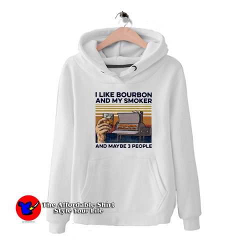 I Like Bourbon And My Smoker 3 People Vintage Hoodie 500x500 I Like Bourbon And My Smoker 3 People Vintage Hoodie On Sale