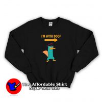 I'm With Doof Phineas and Ferb Vintage Sweatshirt