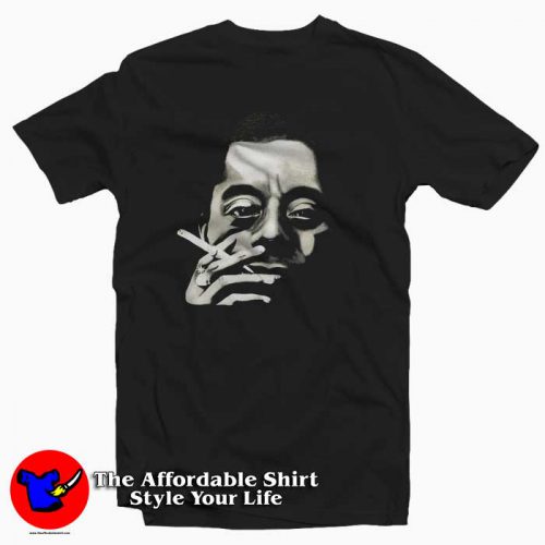 Influencer James Baldwin Smoking Unisex Tshirt 500x500 Influencer James Baldwin Smoking Unisex T shirt Cheap