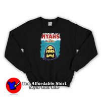 Jaws Funny Parody Skeletor 80's Movie Sweatshirt