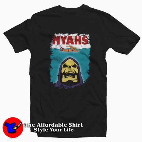 Jaws Funny Parody Skeletor 80s Movie Tshirt 500x500 Jaws Funny Parody Skeletor 80's Movie T shirt Cheap