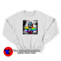 Kissing Romantic Batman and Superman Sweatshirt