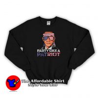 Obama American Flag Sunglasses Unisex Sweatshirt