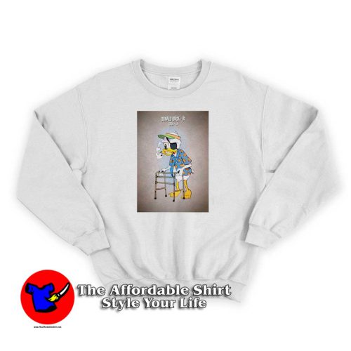 Old Donald Duck Smoking 81 Unisex Sweater 500x500 Old Donald Duck Smoking 81 Unisex Sweatshirt On Sale