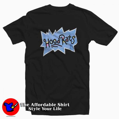 Rugrats HoodRats 90s Vintage Style Tshirt 500x500 Rugrats HoodRats 90's Vintage Style T shirt On Sale