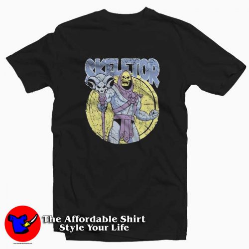 Skeletor He Man cartoon classic retro Tshirt 500x500 Vintage Skeletor Cartoon Classic Retro T shirt Cheap