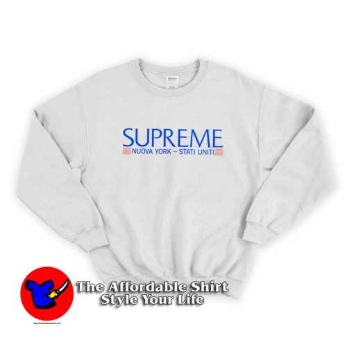 Supreme Nouva York Stati Uniti Funny Sweater 500x500 Supreme Nouva York Stati Uniti Funny Sweatshirt On Sale