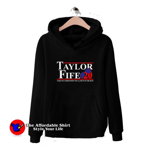 Taylor Fife 20 Tired Of Corruption HoodieTAS 500x500 Taylor Fife 20 Tired Of Corruption Unisex Hoodie On Sale