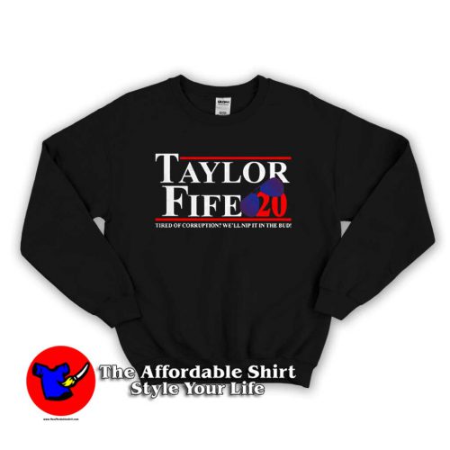 Taylor Fife 20 Tired Of Corruption Sweater 500x500 Taylor Fife 20 Tired Of Corruption Unisex Sweatshirt Cheap