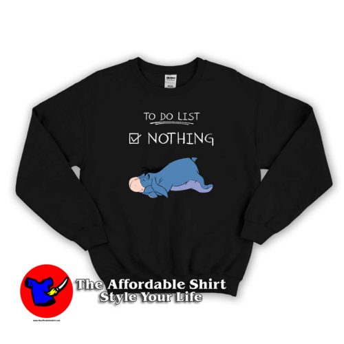 To Do List Disney Winnie The Pooh Eeyore Sweater 500x500 To Do List Disney Winnie The Pooh Eeyore Sweatshirt On Sale