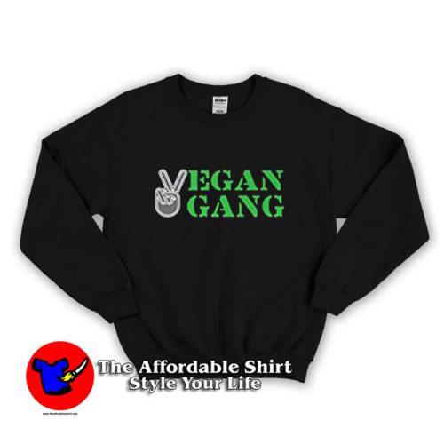 Vegan Life Official Vegan Gang Unisex Sweater 500x500 Vegan Life Official Vegan Gang Sweatshirt On Sale