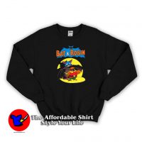 Vintage Cartoon Bat And Robin Sweatshirt