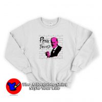 Vintage Pink Freud Graphic Unisex Sweatshirt