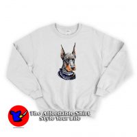 Watercolor Doberman National Dog Day Sweatshirt