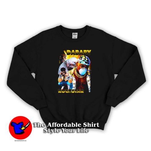 90s Rap Rockstar DaBaby Graphic Sweater 500x500 90s Rap Rockstar DaBaby Graphic Sweatshirt On Sale