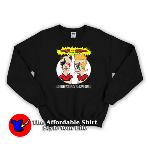 Beavis And Butthead The Road Warriors Parody Sweater 500x500 Beavis And Butthead The Road Warriors Parody Sweatshirt On Sale