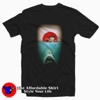 Betty Boop Jaws Movie Funny Parody T-shirt