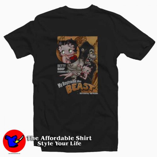 Betty Boop My Boyfriend The Beast Tshirt 500x500 Betty Boop My Boyfriend The Beast T shirt On Sale