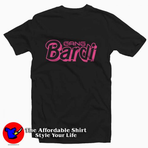 Cardi B Gang Bardi Hip Hop Pink Graphic Tshirt 500x500 Cardi B Gang Bardi Hip Hop Pink Graphic T shirt On Sale